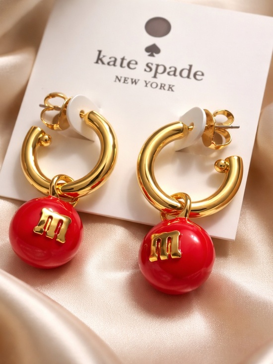 kate spade Jewelry - Kate Spade x M&M's Charm Huggies (33)